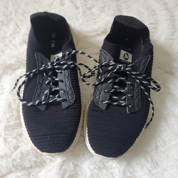 Merrell men's black recupe lace athletic sneakers size 11 - Picture 1 of 11